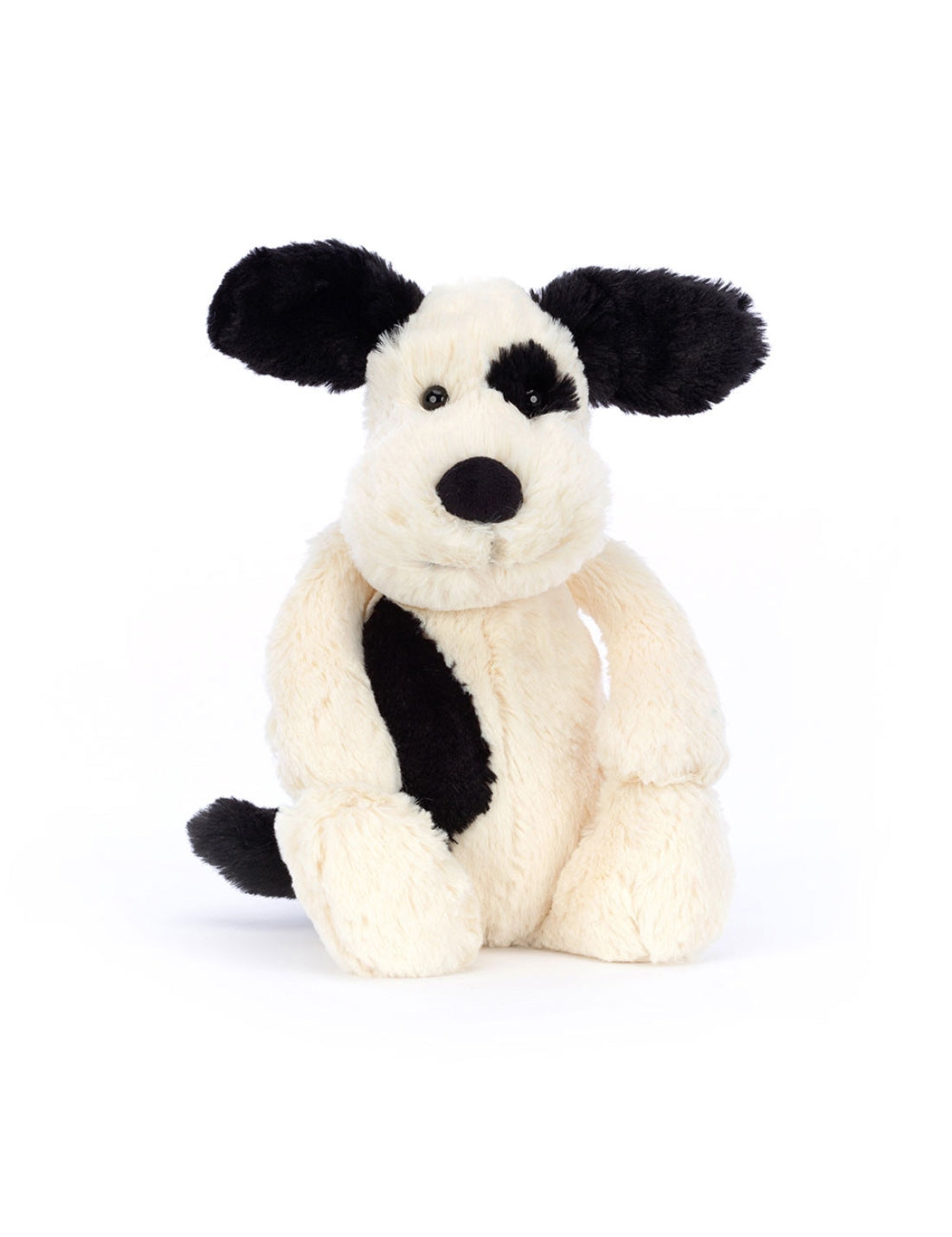 Peluche Jellycat Cucciolo Bashful Puppy Nero E Crema 31cm