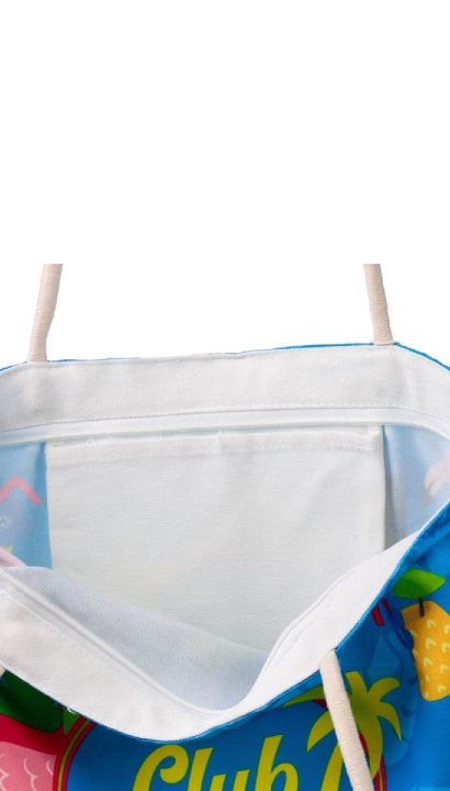 Borsa Tela Da Spiaggia Club Tropicana