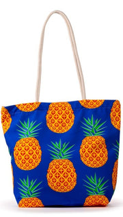 Borsa Tela Da Spiaggia Ananas