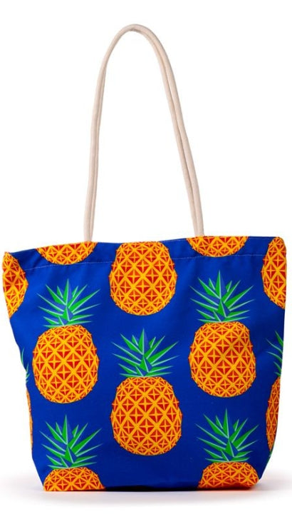 Borsa Tela Da Spiaggia Ananas