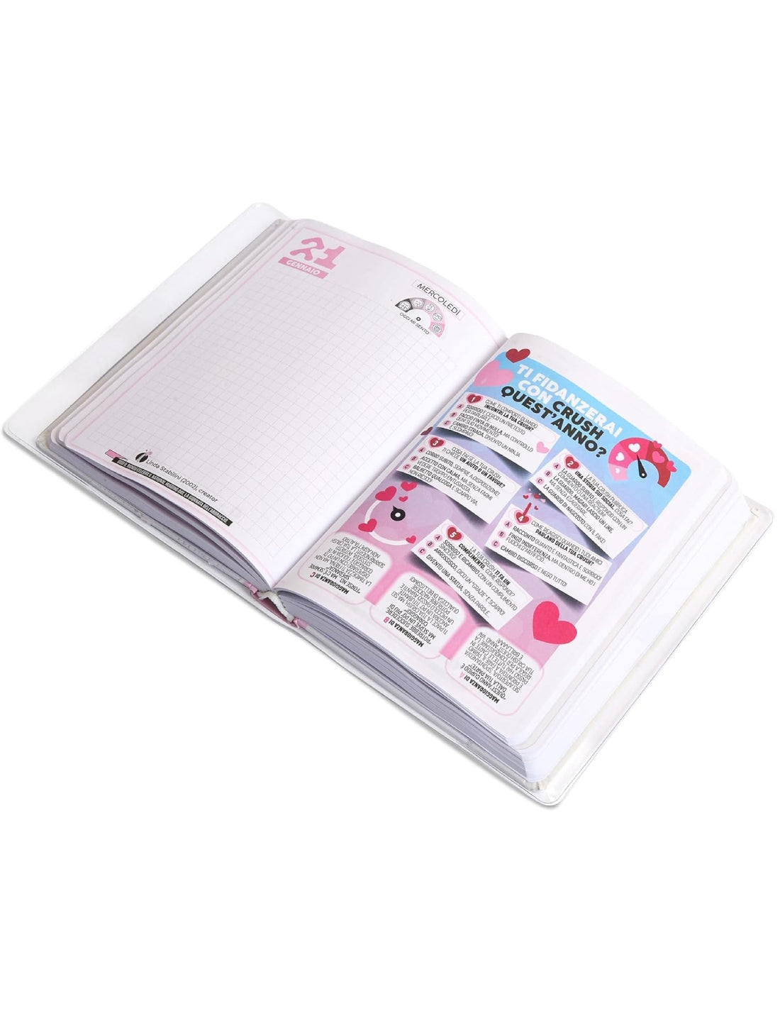 Diario Scuola 12 Mesi Datato 2025/2026 Be You Webboh Easy