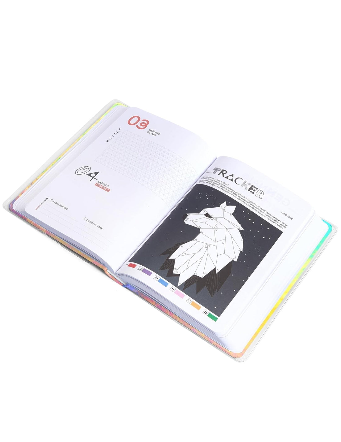 Diario Scuola 12 Mesi Datato 2025/2026 Be You Reflection Easy