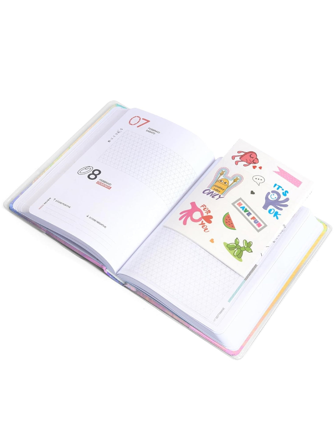 Diario Scuola 12 Mesi Datato 2025/2026 Be You Reflection Easy