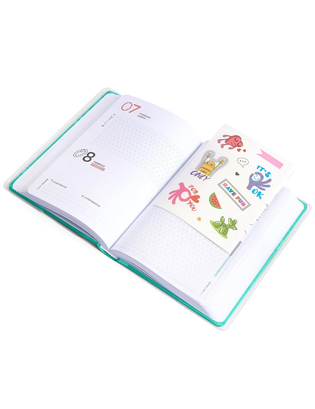 Diario Scuola 12 Mesi Datato 2025/2026 Be You Pattern Floral Easy