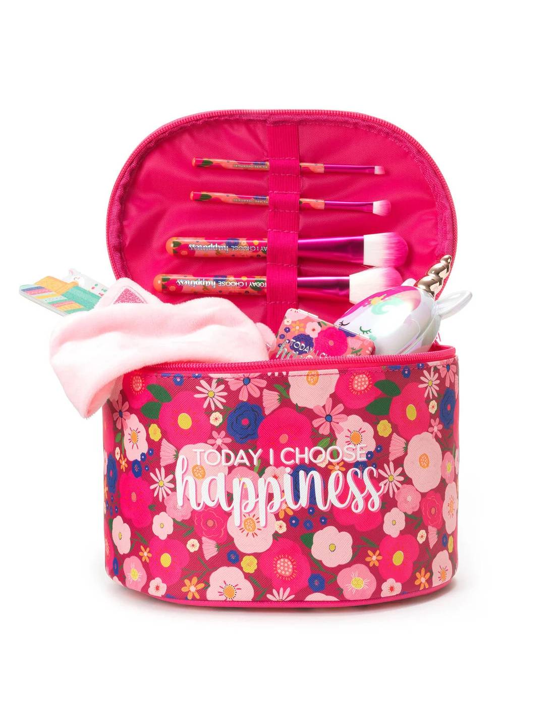 Beauty Case Con Fiori Rosa Today Choose Happiness Legami