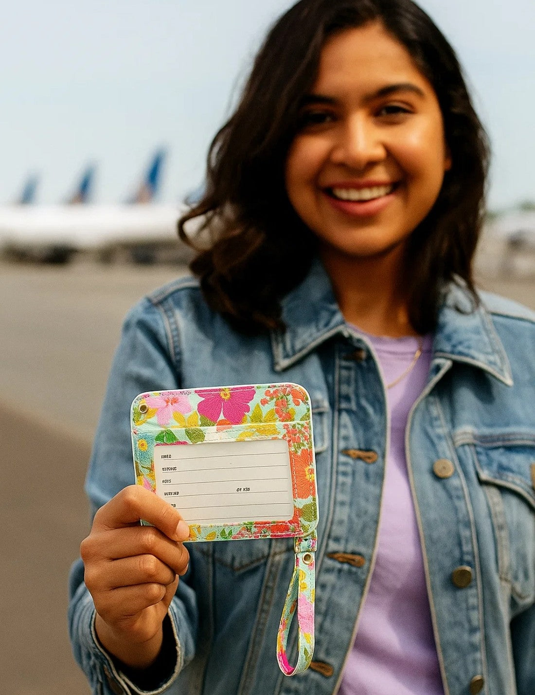 Porta Badge Da Viaggio Flowers Legami