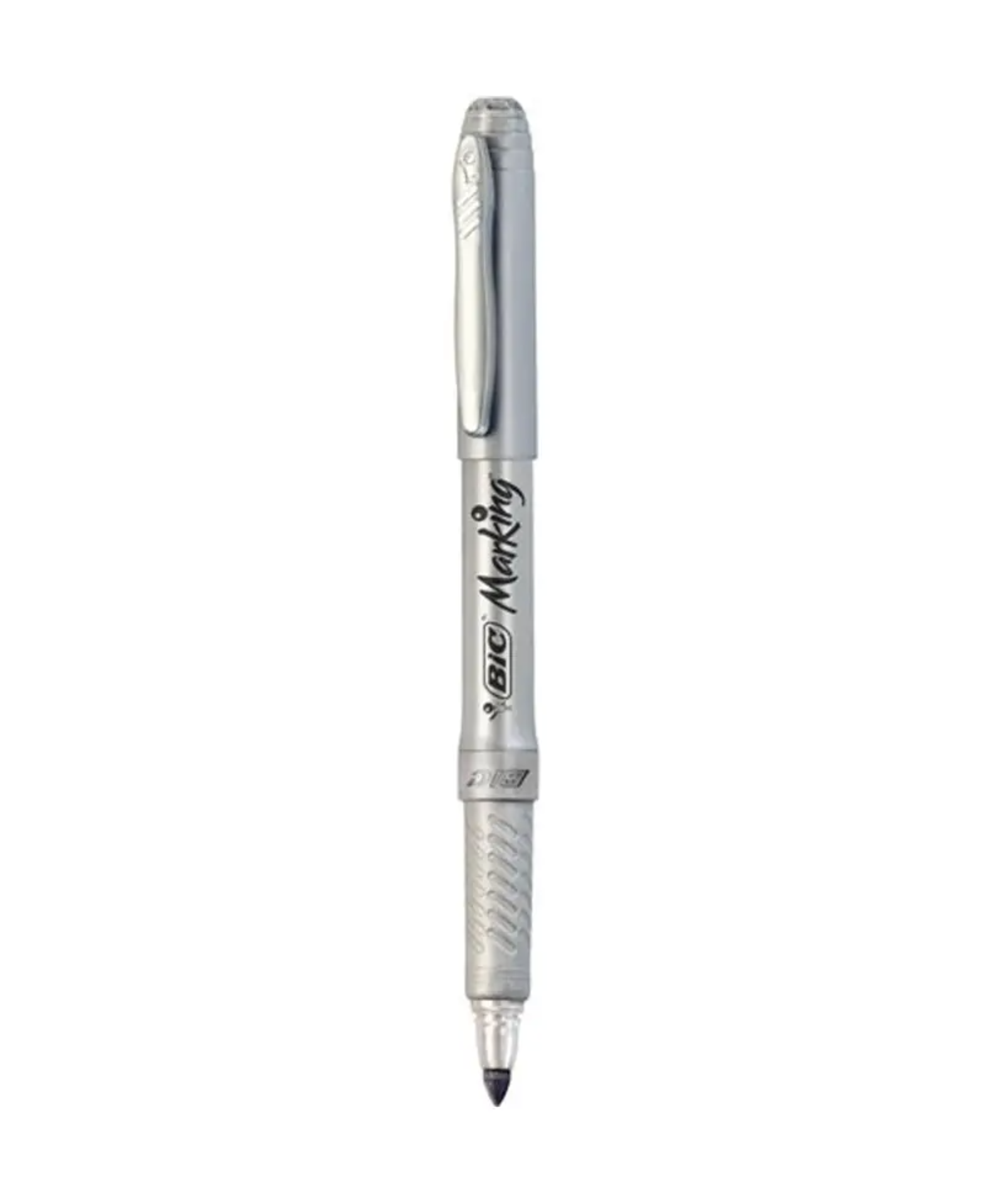 Bic Mark Metallic Permanente Fine Argento