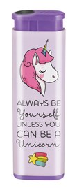 Accendino Antivento Con Unicorno "Always Be Yourself Unless You Can Be A Unicorn" Legami
