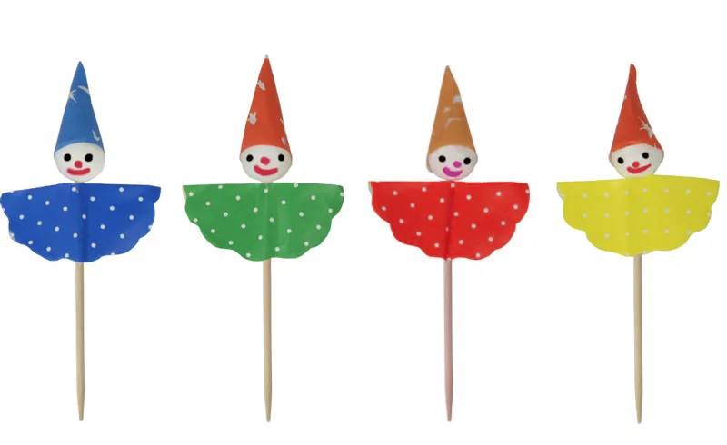 Picks Clown Assortiti 8pz.