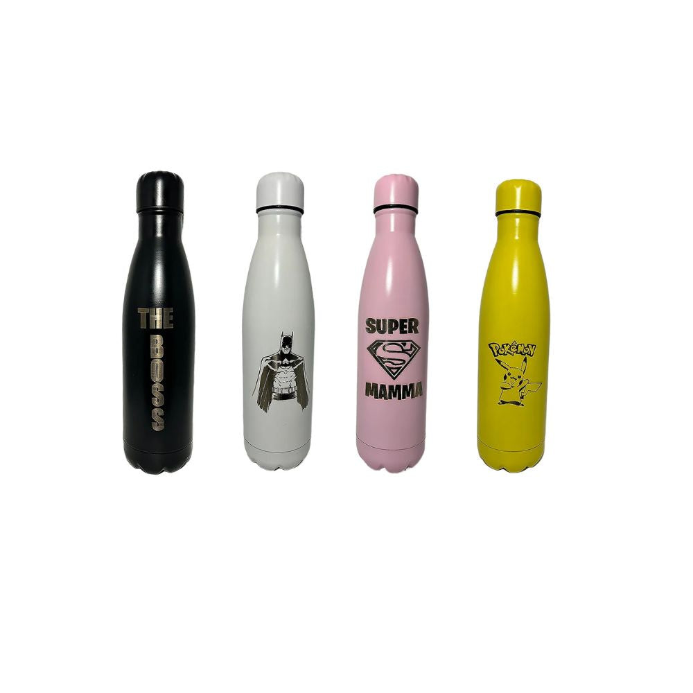 Borraccia Termica In Acciao Inox 500ml Personalizzabile A Laser