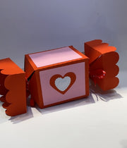 Scatola Box Confezione Caramella San Valentino