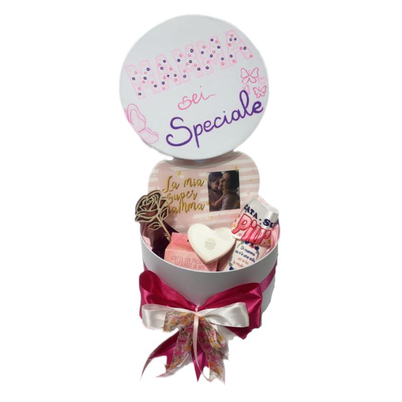 Scatola Regalo Cappelliera Box Festa Della Mamma Con Dedica Personalizzabile