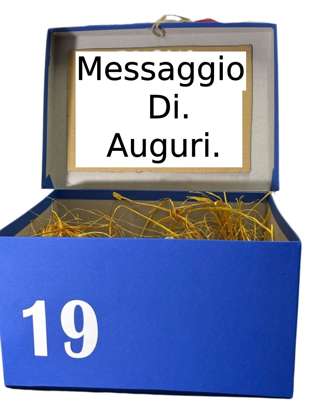 Scatola Box Regalo Con Sigillo Rosso