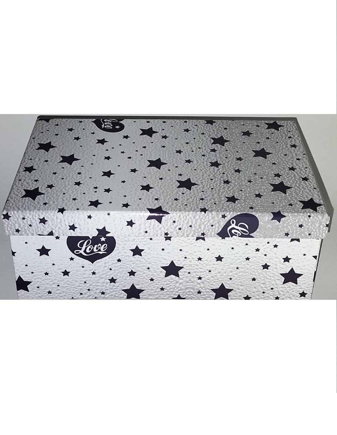 Scatola Regalo Quadrata Stelle Love