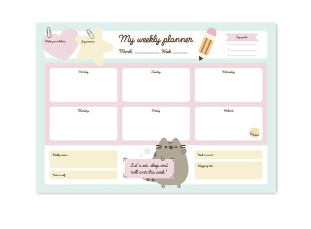 Planner Settimanale A3 Pusheen Il Gatto
