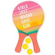 Racchette Da Spiaggia Sunset Con Palline Legami