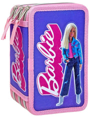 Astuccio Completo 3 Zip New Barbie