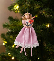 Addobbo Albero Di Natale Ballerina Clara Con Schiaccianoci 17cm