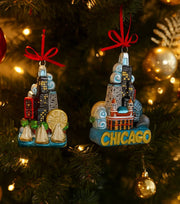 Addobbo Albero Di Natale In Vetro Chicago 13cm