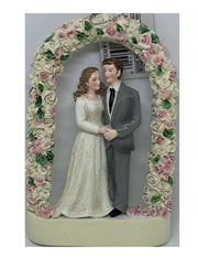 Addobbo Albero Di Natale Sposi Con Arco Di Fiori Personalizzabile