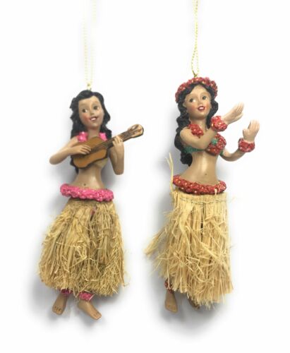 Addobbo Albero Natale Ballerine Hula Hawaii