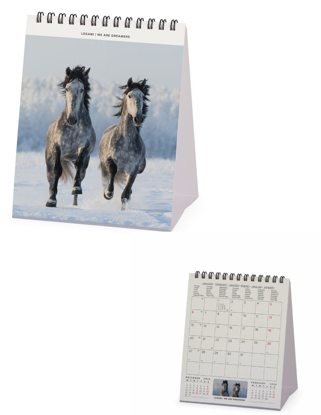 Calendario Da Tavolo 2025 Legami Wild Horses