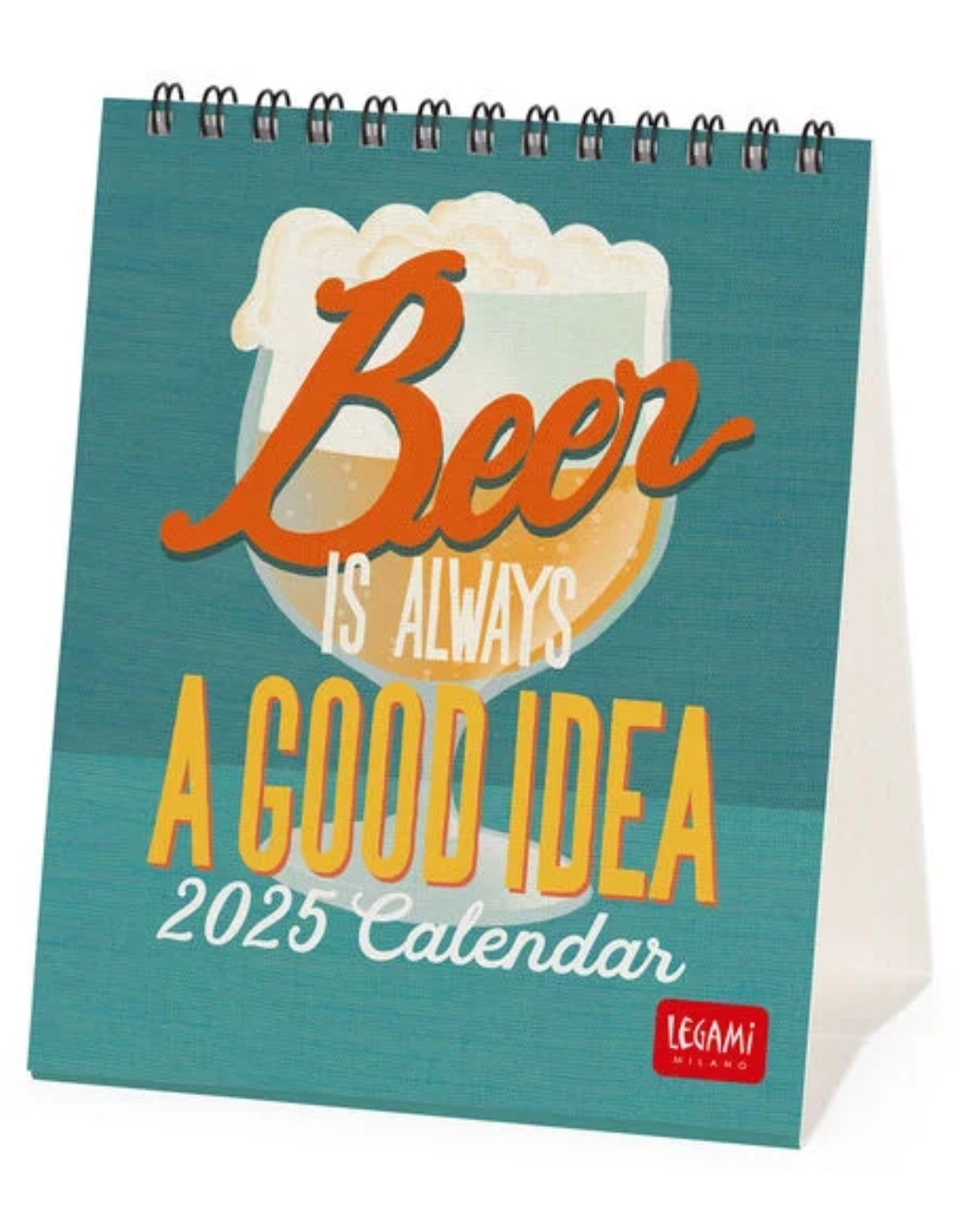 Calendario Da Tavolo 2025 Legami Beer Is Always A Good Idea