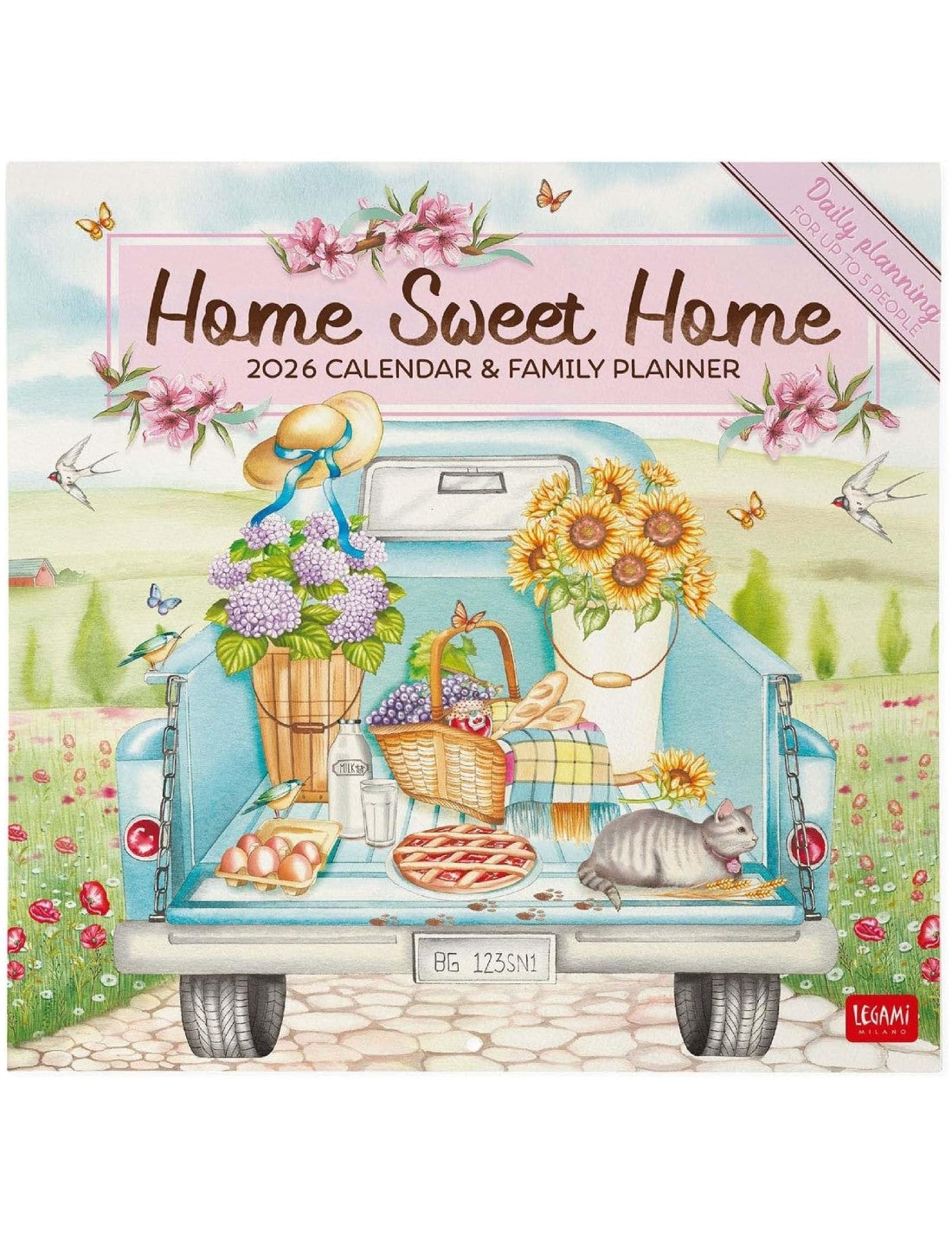 Calendario Da Parete 2026 Home Sweet Home Legami