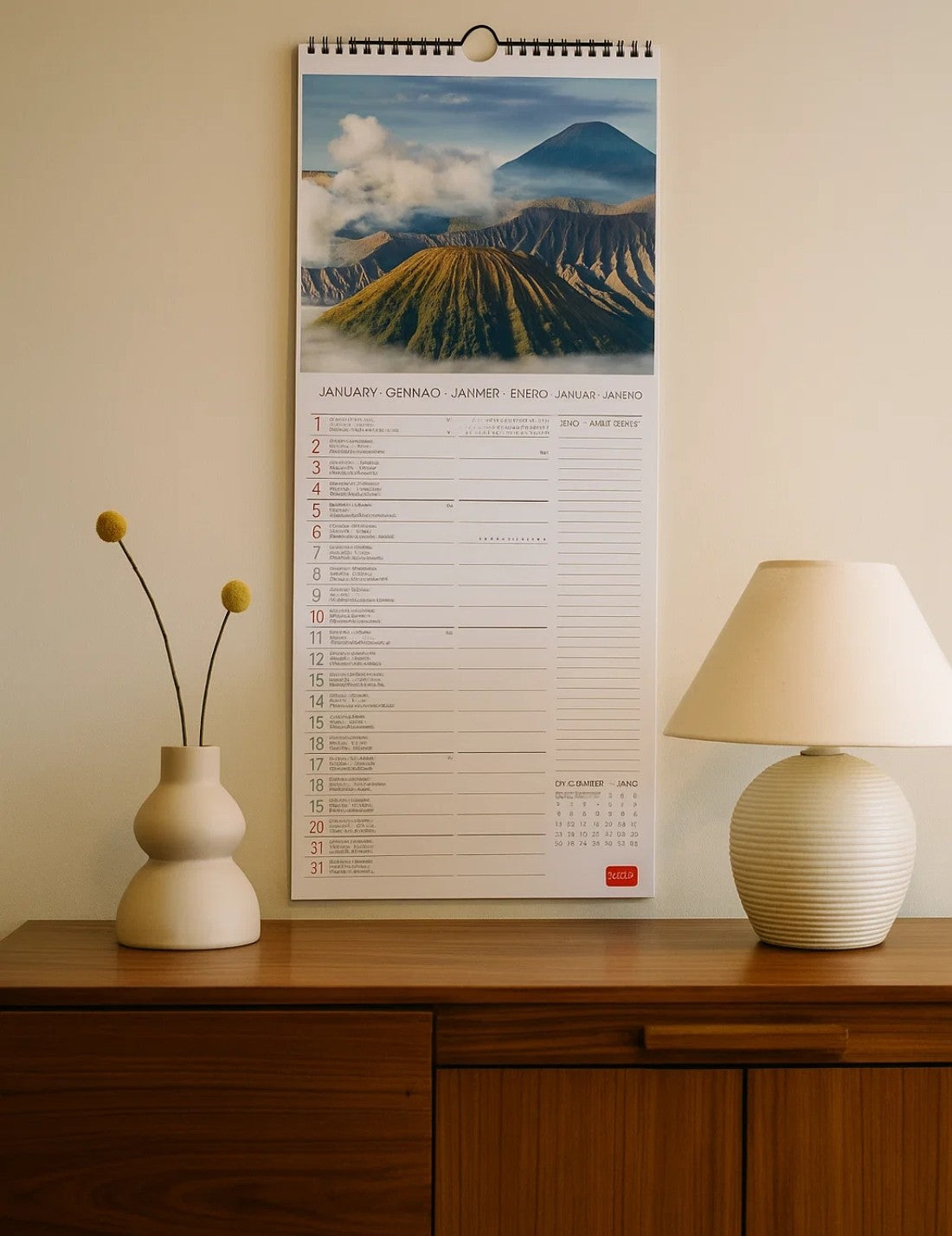 Calendario Da Parete 2026 Planet Earth Legami