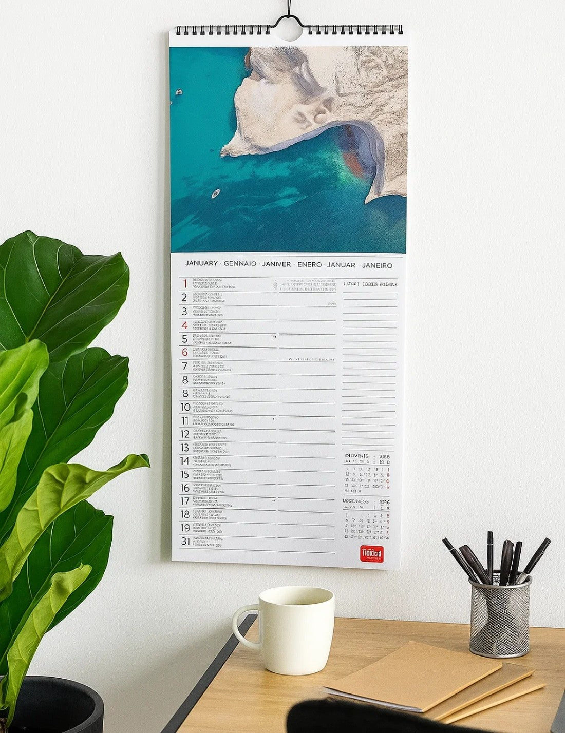 Calendario Da Parete 2026 Vitamin Sea Legami