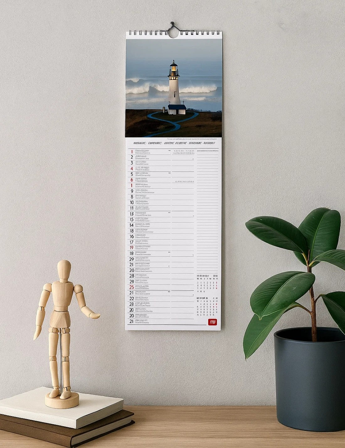 Calendario Da Parete 2026 Lighthouses Of The World Legami