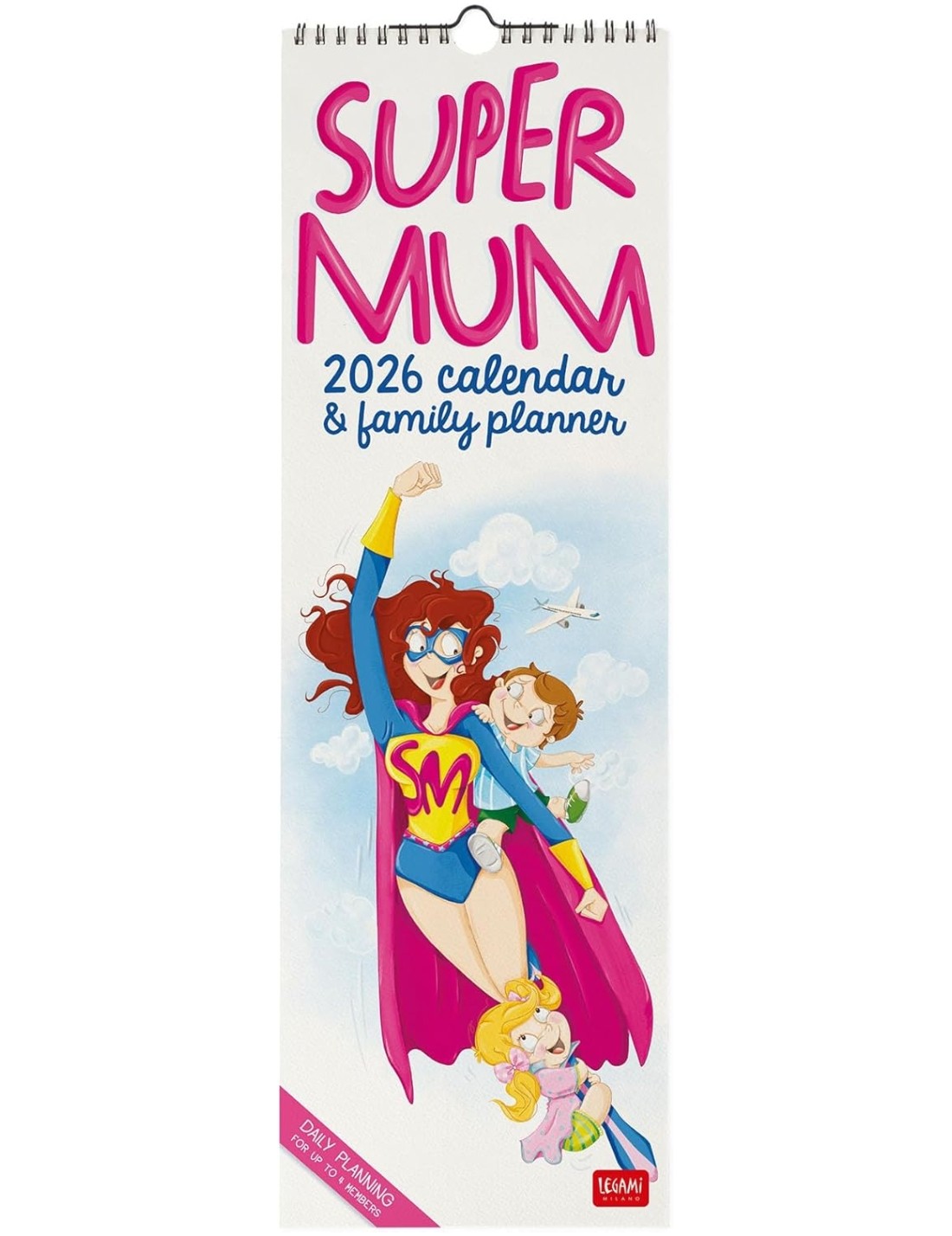 Calendario Da Parete 2026 Super Mum Legami