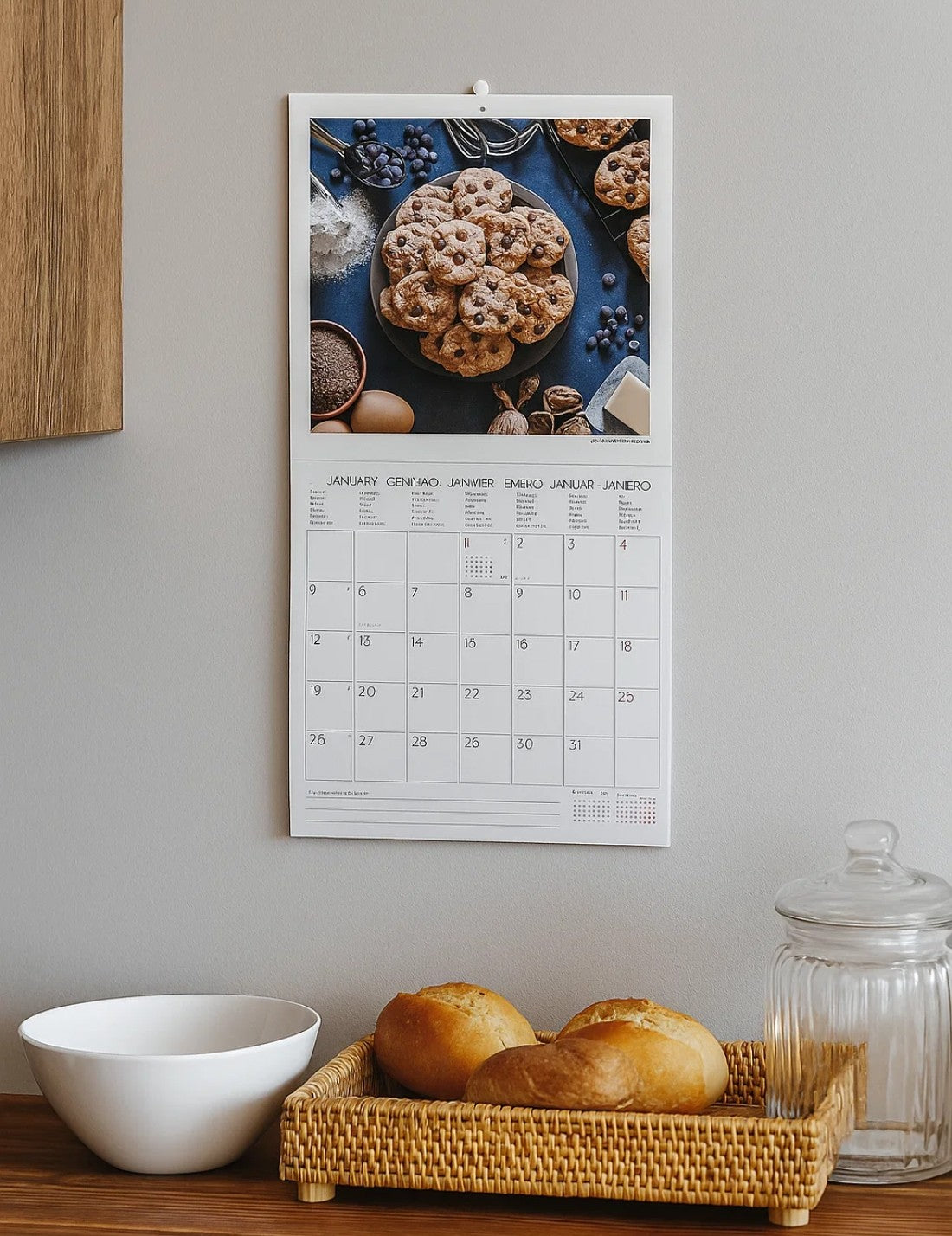 Calendario Da Parete 2026 Kitchen Legami Small