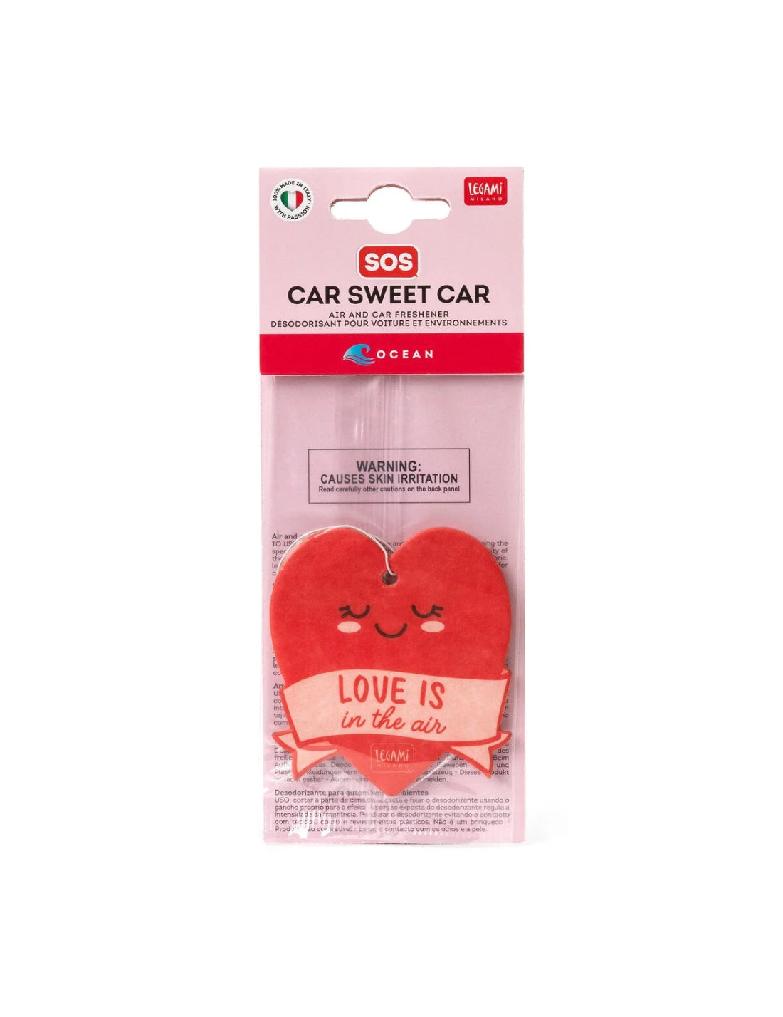 Profumatore Auto E Ambienti Cuore Love Legami