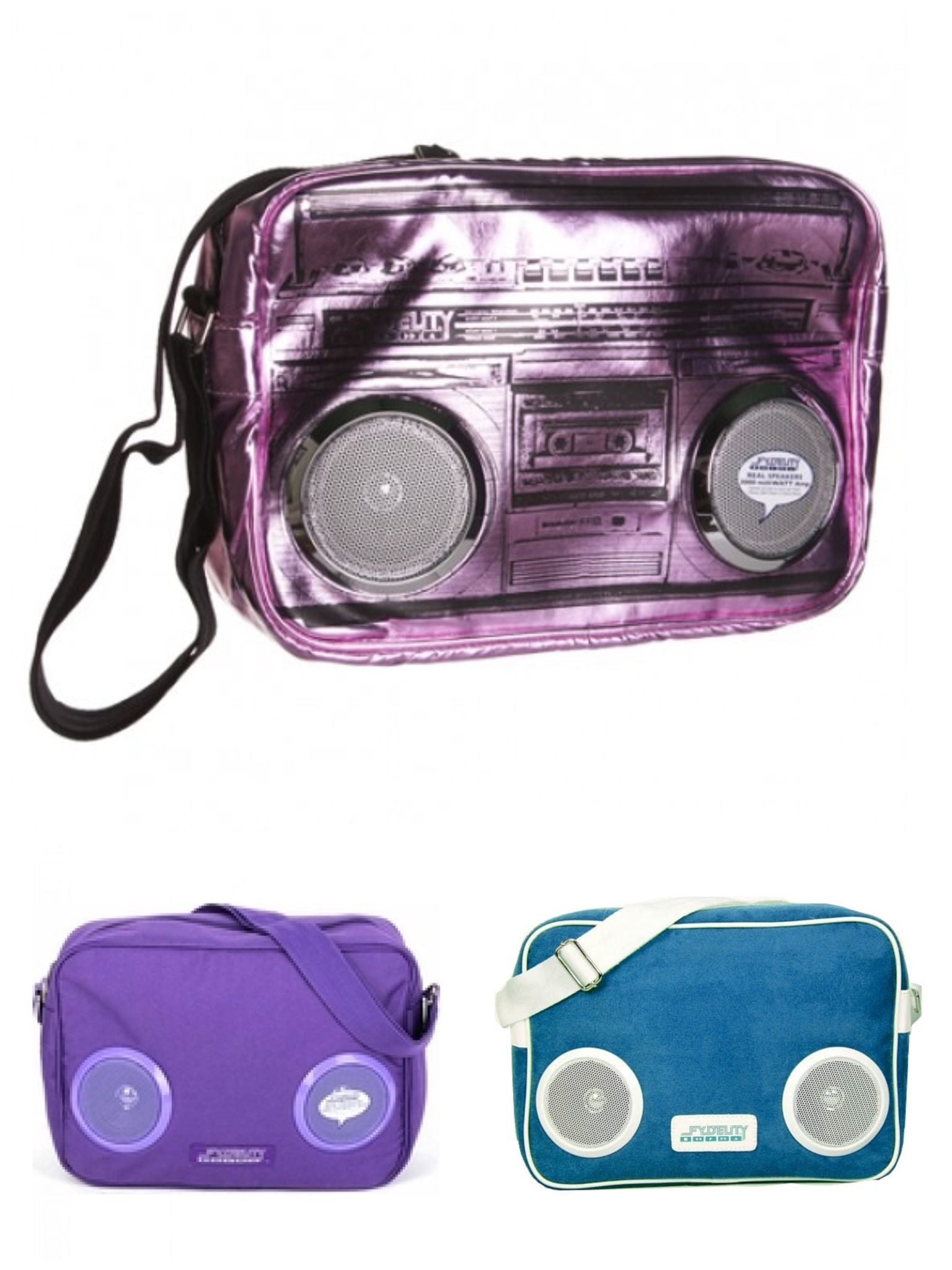 Borsa Tracolla Fidelity Con Casse Speaker Integrate