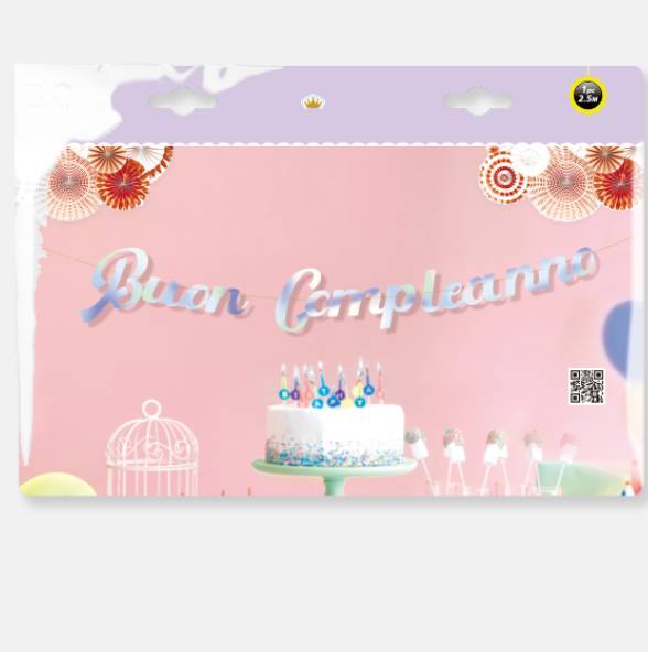 Striscia Decorativa Buon Compleanno