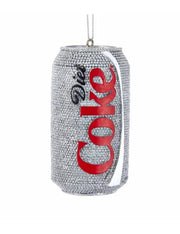 Addobbo Albero Di Natale Lattina Coca-Cola Diet Con Glitter 7cm