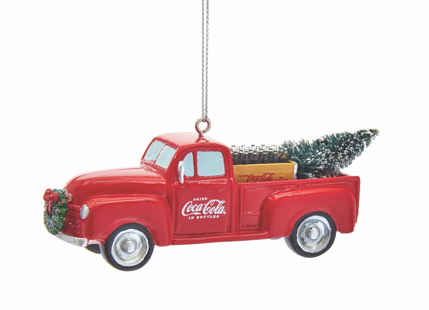Addobbo Albero Di Natale Furgone Coca Cola Rosso 3,5cm