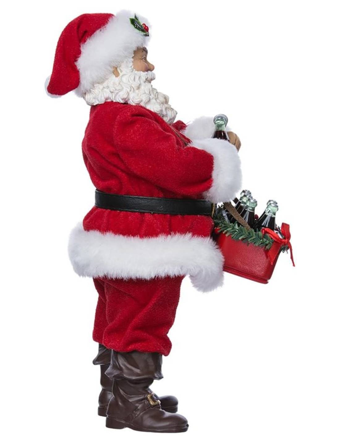 Addobbo Natale Babbo Natale Stappa Coca-Cola 27cm