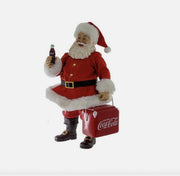 Addobbo Coca-Cola Babbo Natale Con Frigorifero Mobile