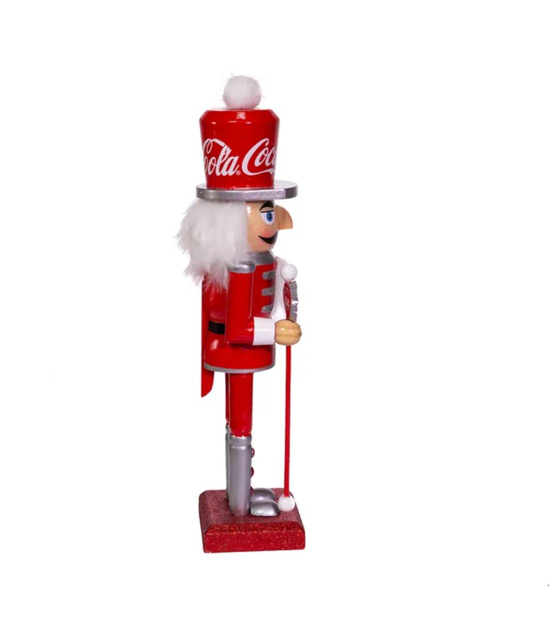 Addobbo Di Natale Coca Cola Schiaccianoci 25cm