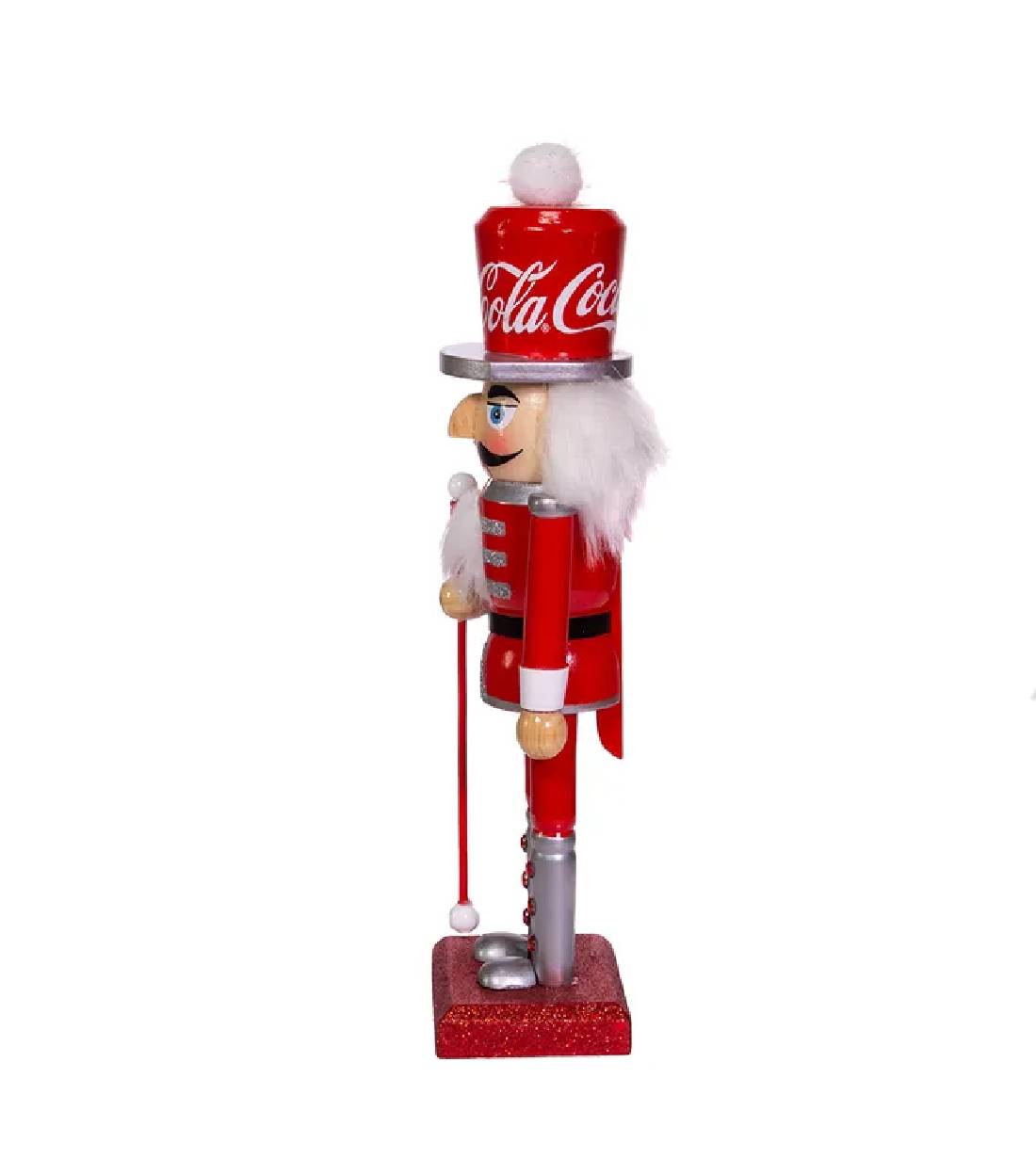 Addobbo Di Natale Coca Cola Schiaccianoci 25cm