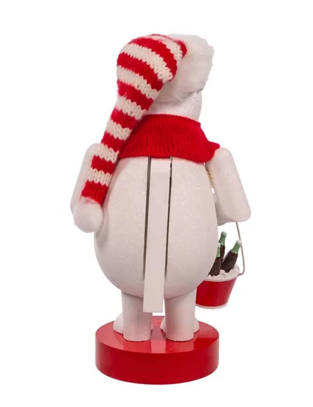 Addobbo Di Natale Schiaccianoci Orso Polare Coca-Cola 35,5cm