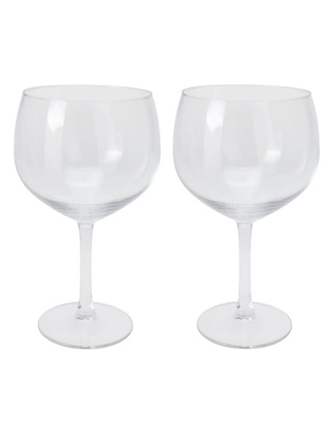 Calice Decorativo Di Vetro Gin Tonic 65cl 2pz