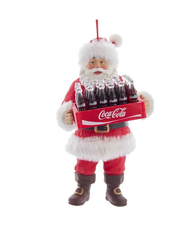 Addobbo Albero Babbo Natale Con Cassa 24 Bottiglie Di Coca-Cola