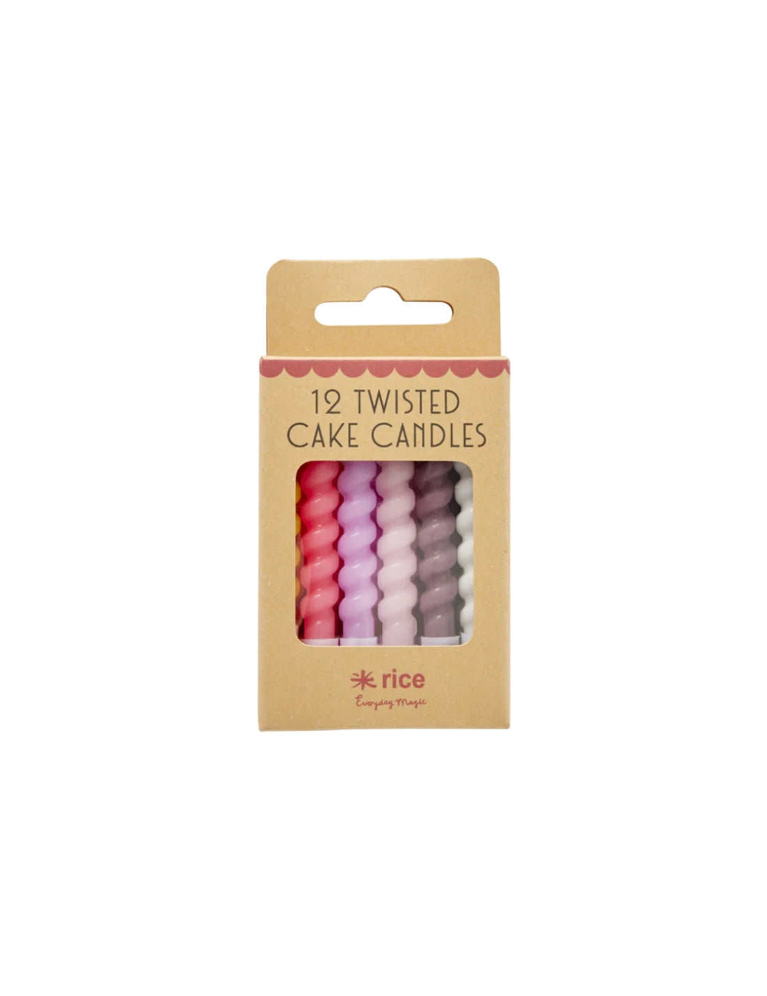 Rice Candeline Compleanno In Cera A Spirale 12pz
