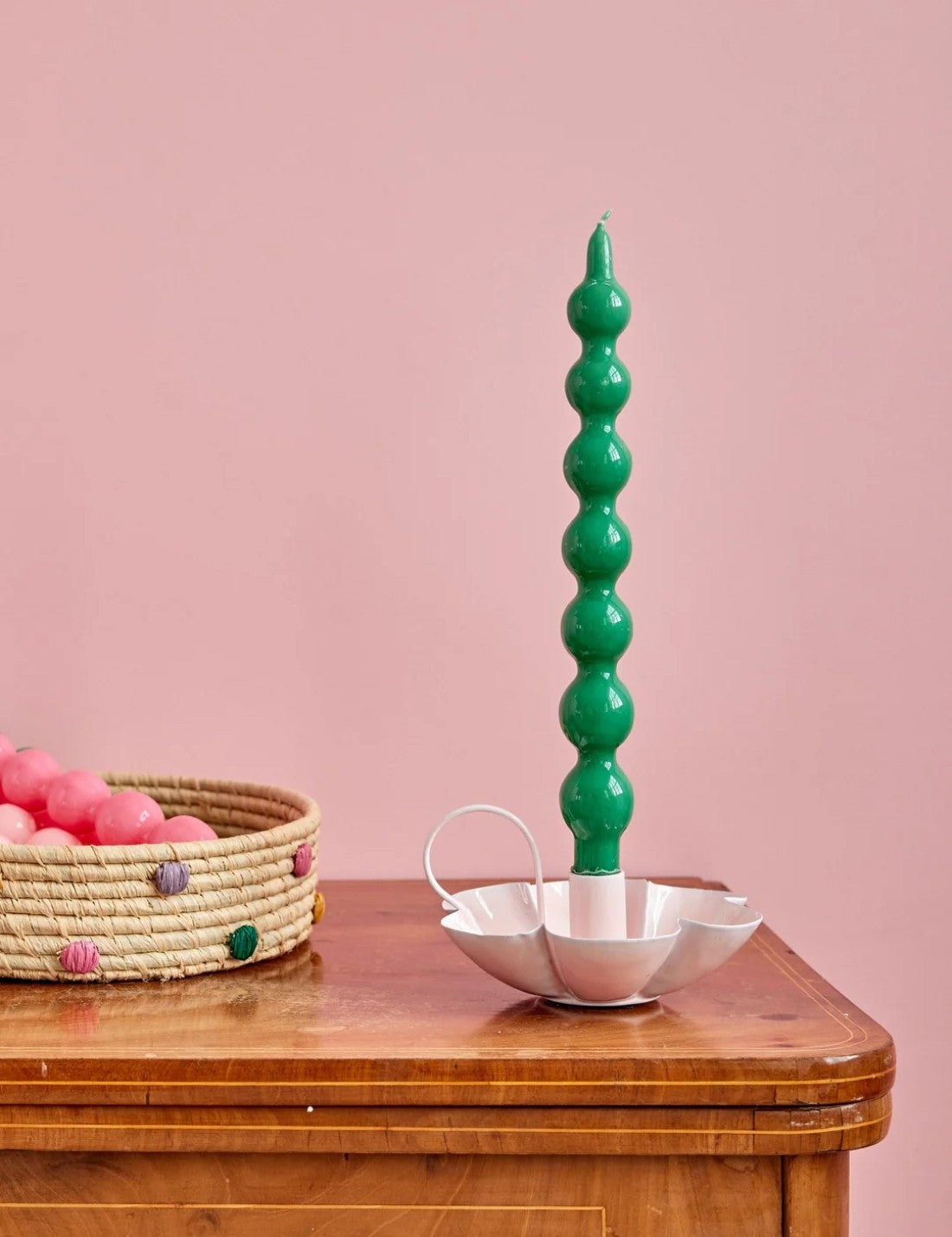 Rice Set 2 Candele Verdi 30cm