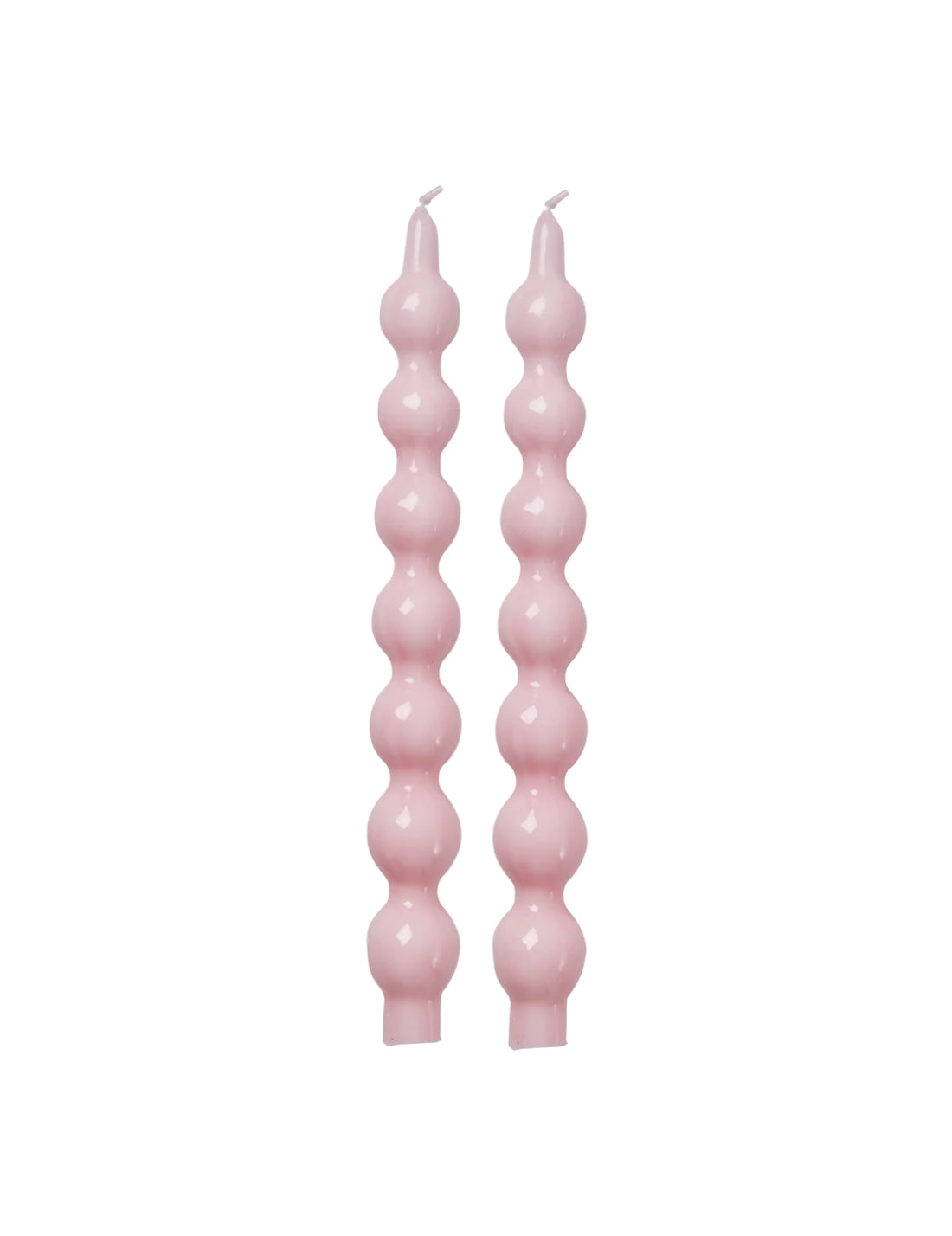 Rice Set 2 Candele Rosa Tenue