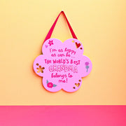 Targa Da Appendere Festa Della Nonna World's Best Grandma