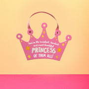 Targa Da Appendere Corona Princess Of Them All